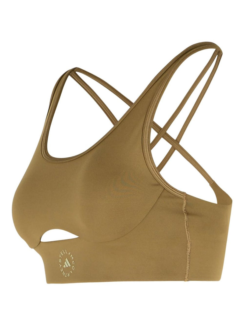 Adidas By Stella McCartney Logo gym bra | Urbalenti™ NYC