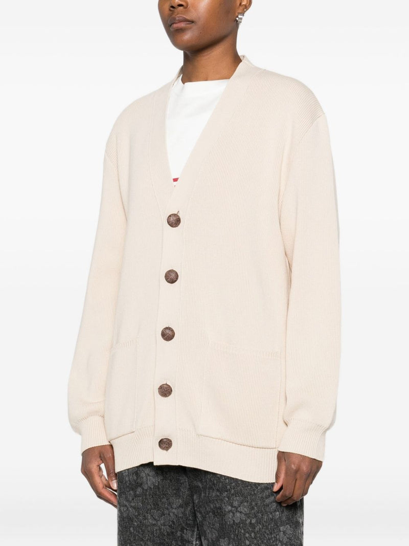 Golden Goose Cotton v-necked cardigan | Urbalenti™ NYC