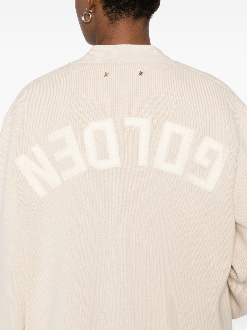 Golden Goose Cotton v-necked cardigan | Urbalenti™ NYC