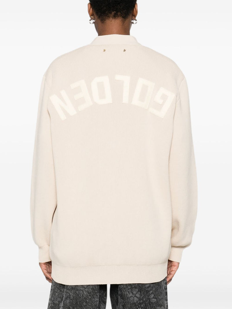 Golden Goose Cotton v-necked cardigan | Urbalenti™ NYC