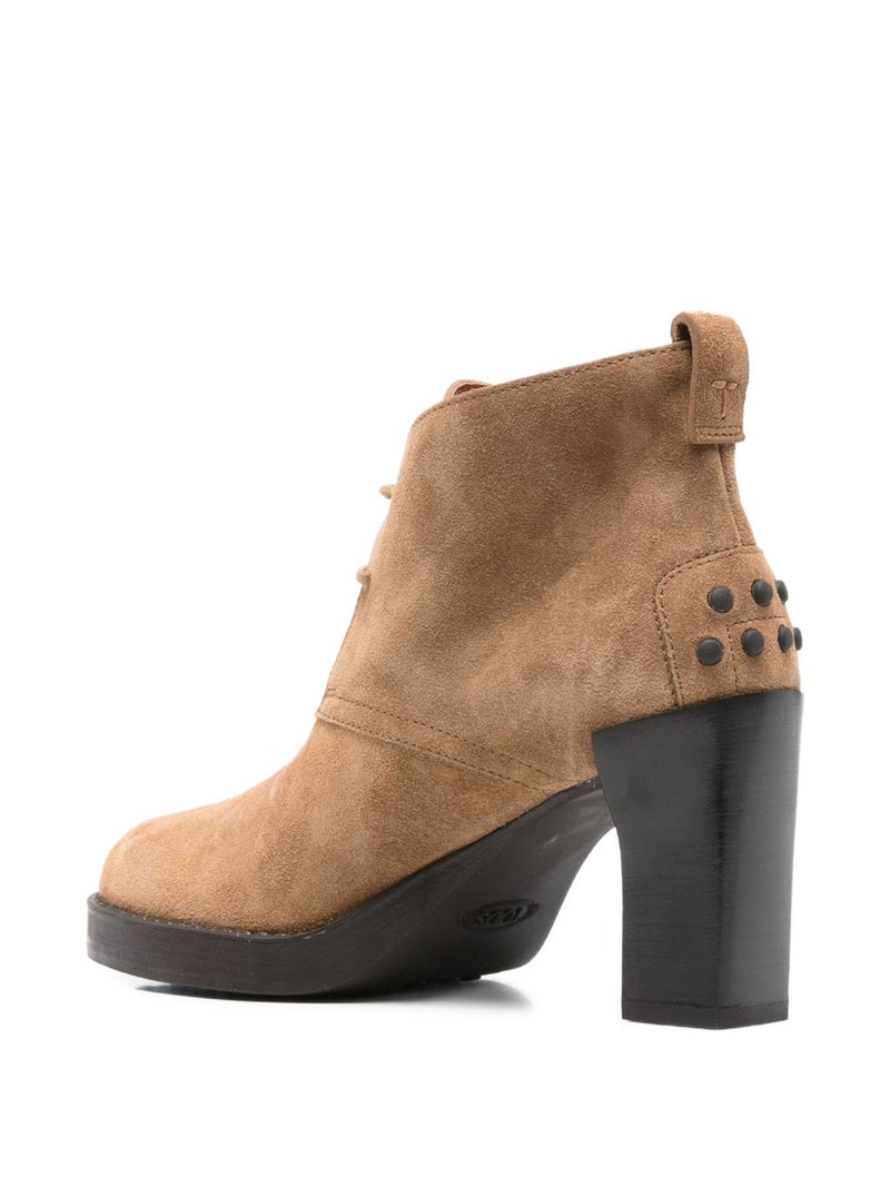 Tod'S Suede lace-up ankle boots - Brown Suede - Style 6-AI25 | Urbalenti... | Urbalenti™ NYC