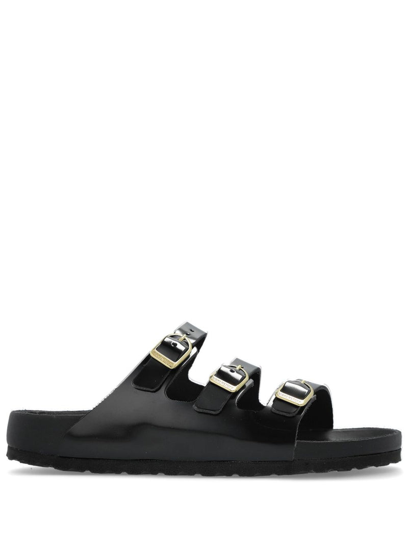 Birkenstock Birkenstock Florida Fresh Natural Leather Patent Sandals