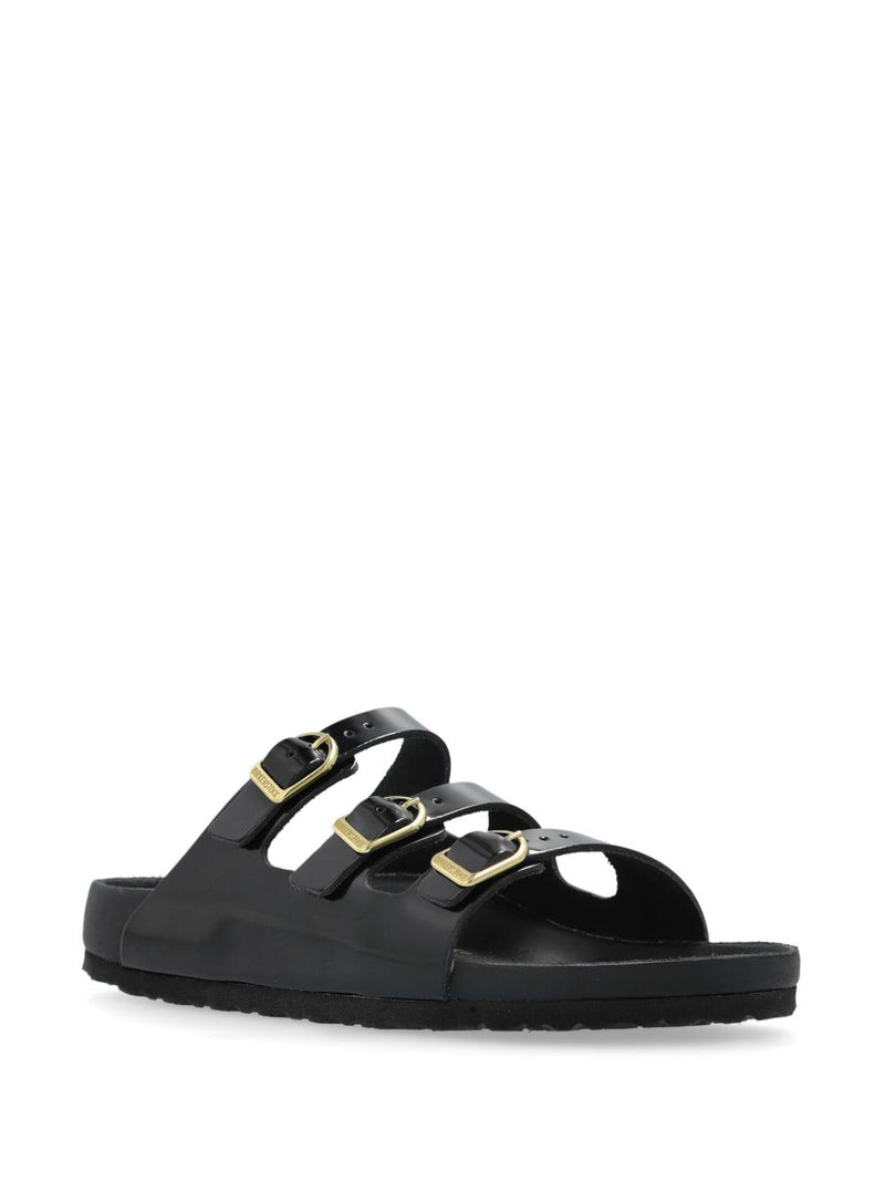Birkenstock Birkenstock Florida Fresh Natural Leather Patent Sandals