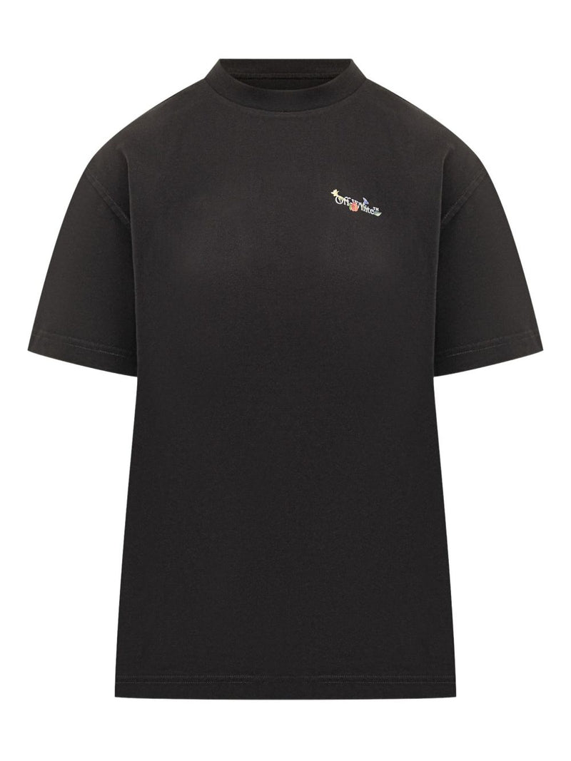 Off White Arrow Glass Flower cotton t-shirt | Urbalenti™ NYC