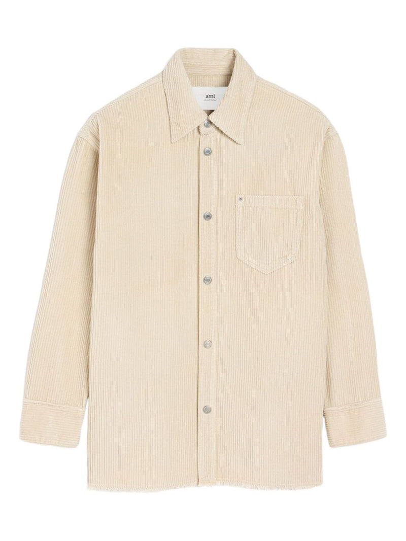 Ami Paris Shirts Ivory | Urbalenti™ NYC