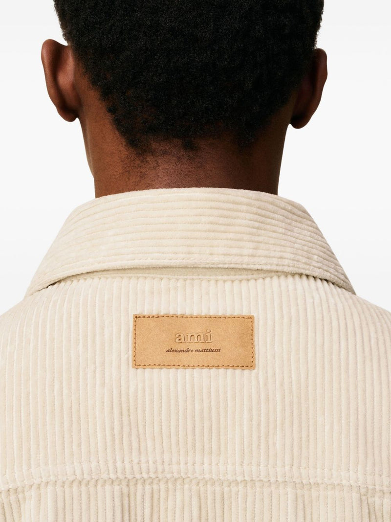Ami Paris Shirts Ivory | Urbalenti™ NYC