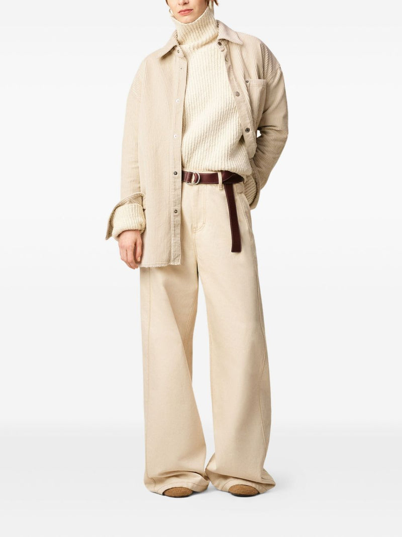 Ami Paris Shirts Ivory | Urbalenti™ NYC