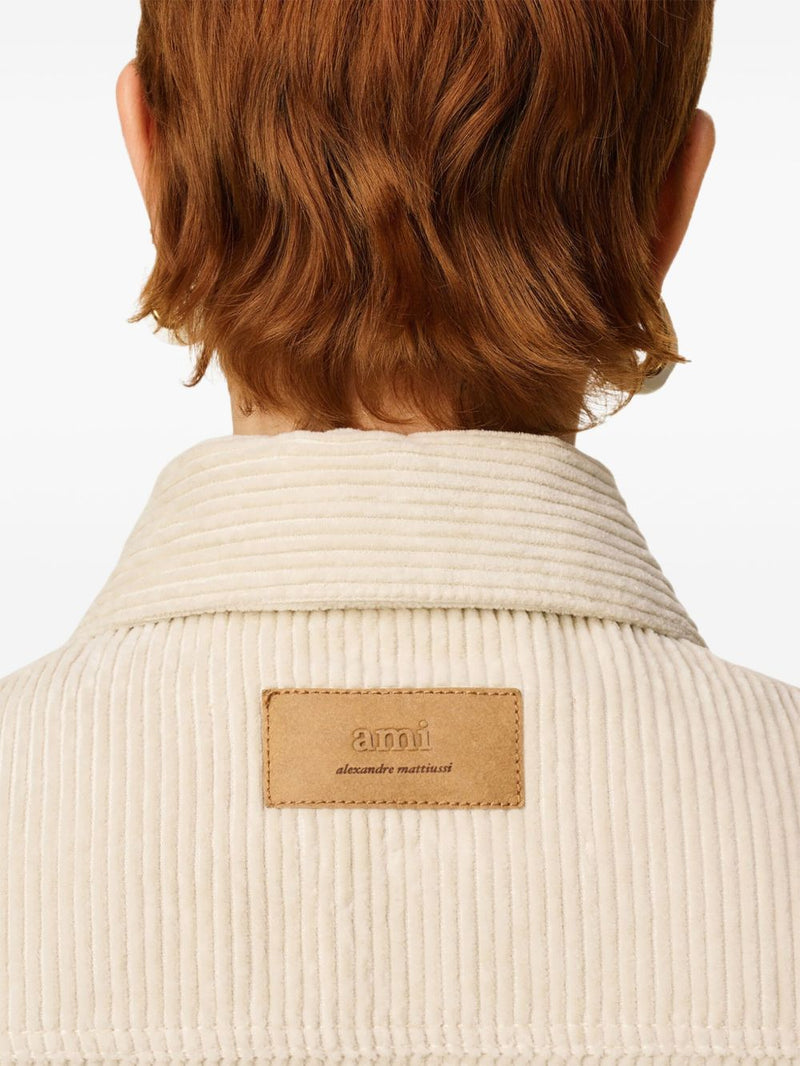 Ami Paris Shirts Ivory | Urbalenti™ NYC