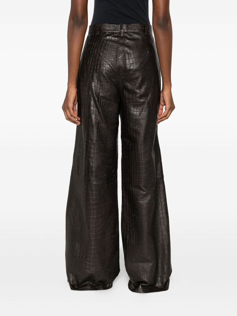 Enes Enes Leather trousers