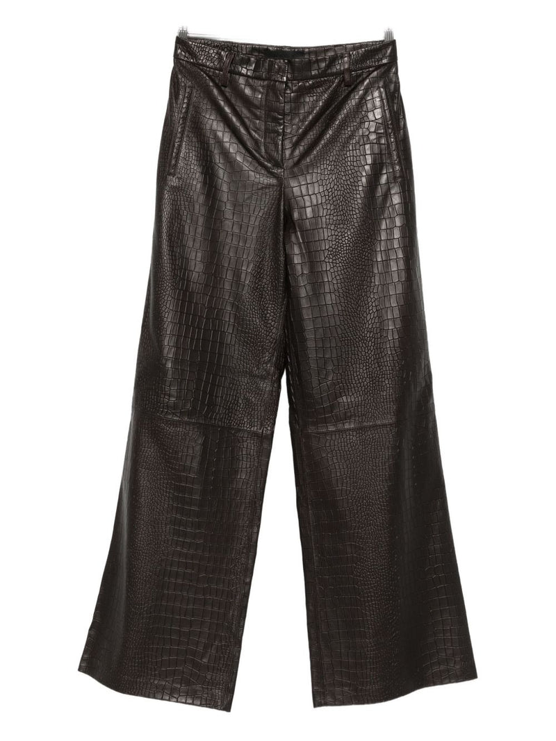 Enes Enes Leather trousers