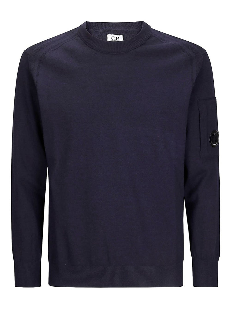 C.P. Company C.P. Company Logo wool crewneck sweater
