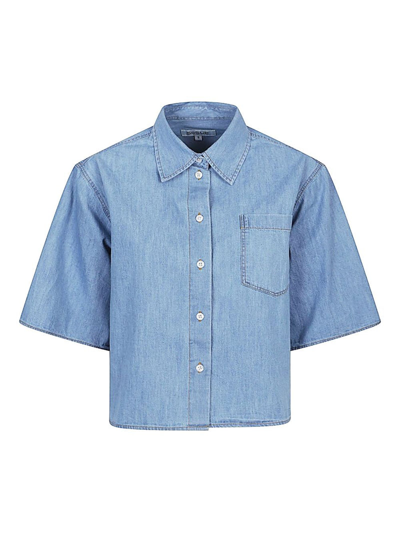 SOSUE Sosue Denim cotton shirt