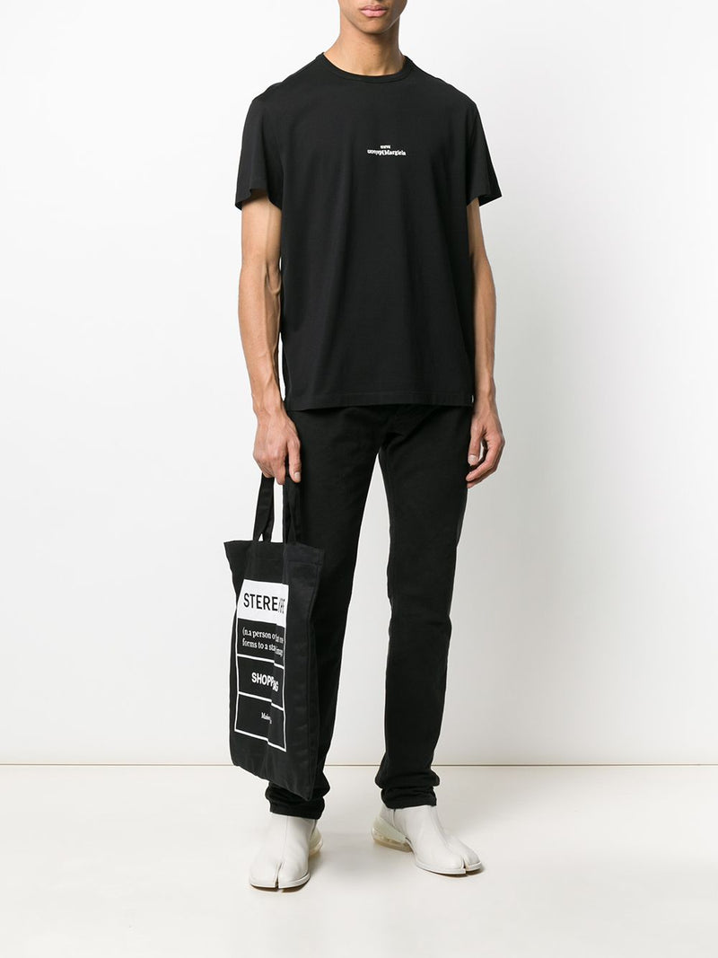 Maison Margiela Distorted-logo cotton T-shirt | Urbalenti™ NYC