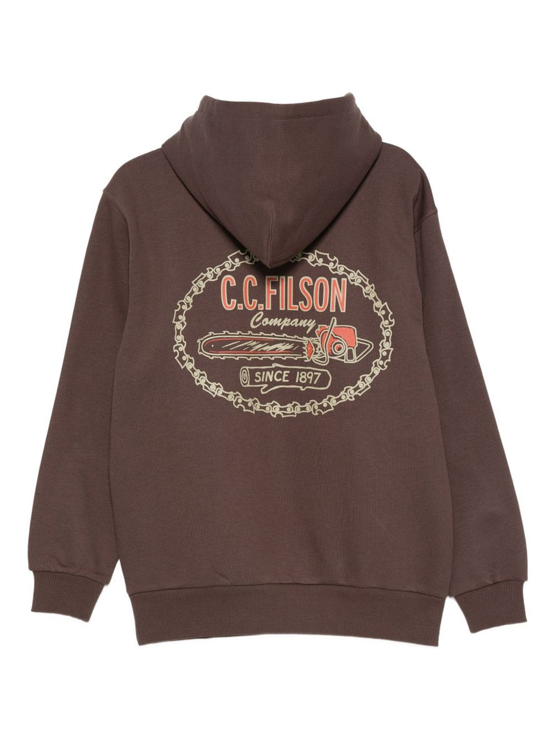 Filson Filson Printed cotton hoodie