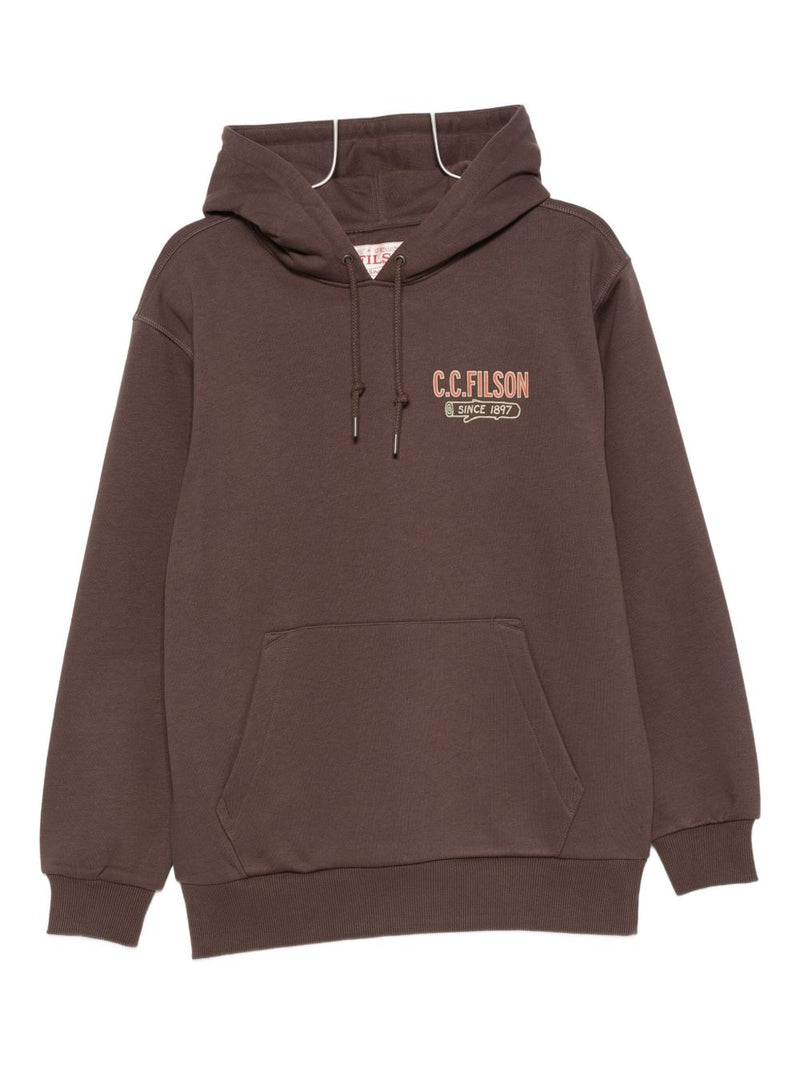 Filson Filson Printed cotton hoodie