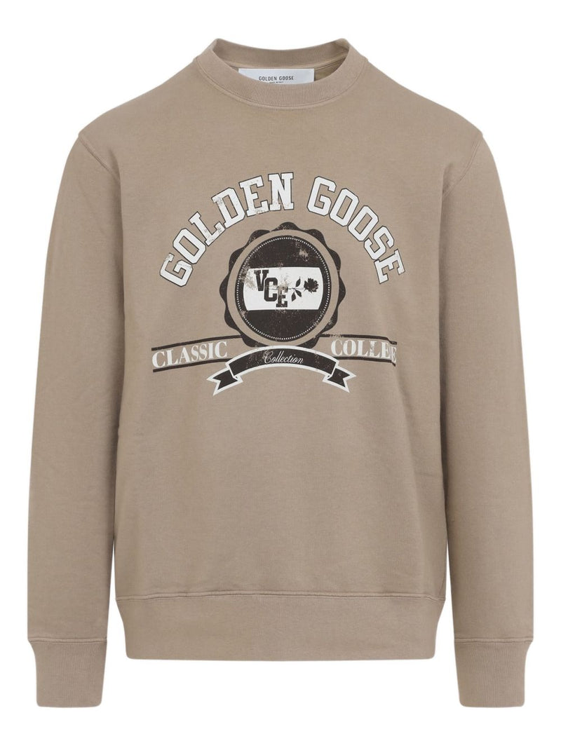 Golden Goose Logo cotton sweatshirt | Urbalenti Variant 1 | Urbalenti™ NYC