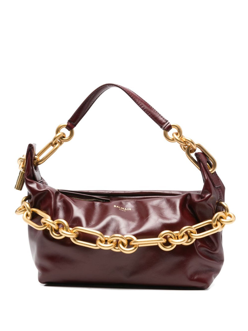 Balmain Balmain Medium Sync Bag In Calfskin Leather