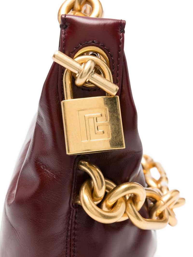 Balmain Balmain Medium Sync Bag In Calfskin Leather