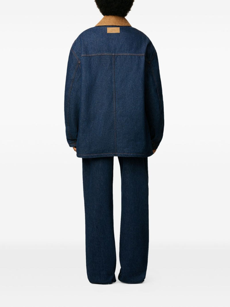 Ami Paris Worker denim jacket | Urbalenti™ NYC