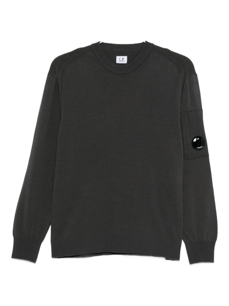 C.P. Company C.P. Company Logo wool crewneck sweater