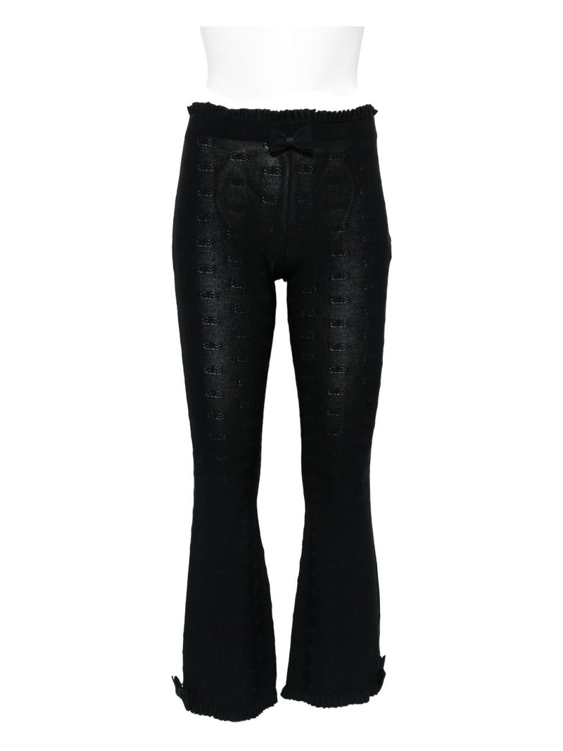 Pantalones acampanados Balenciaga con volantes | URBALENTI™