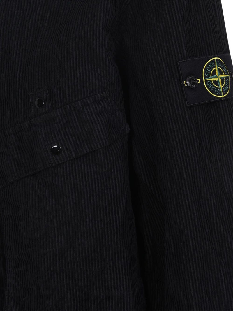 Stone Island Corduroy patch-pocket Overshirt | Urbalenti™ NYC