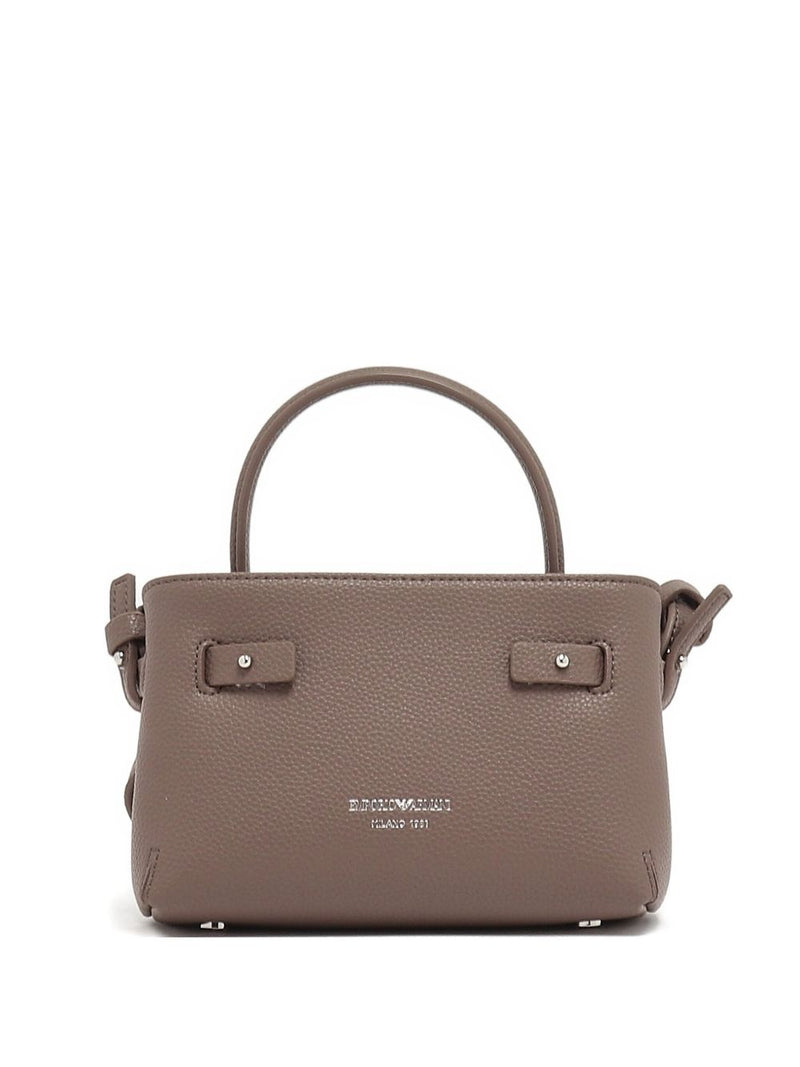 Emporio Armani Knotted top-handle satchel | URBALENTI™