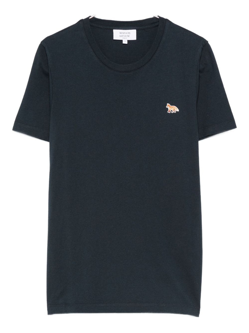 Maison Kitsuné Maison Kitsuné Embroidered-logo t-shirt