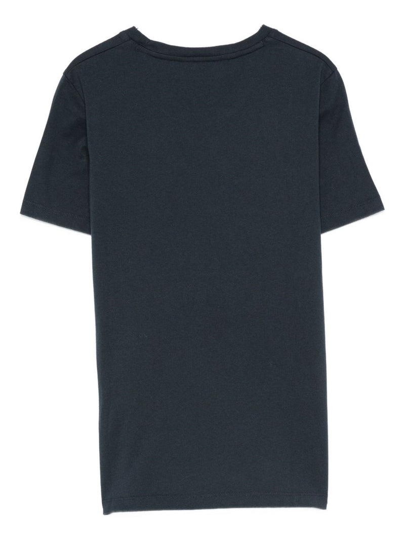 Maison Kitsuné Maison Kitsuné Embroidered-logo t-shirt