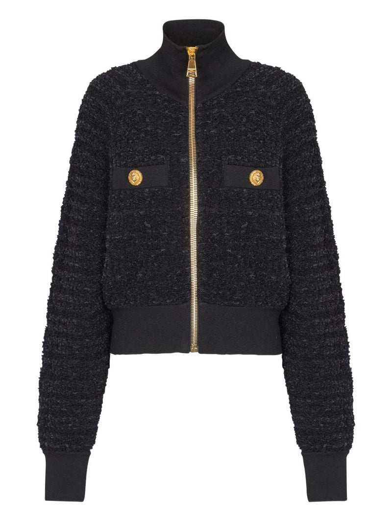 Balmain Balmain Tweed bomber jacket
