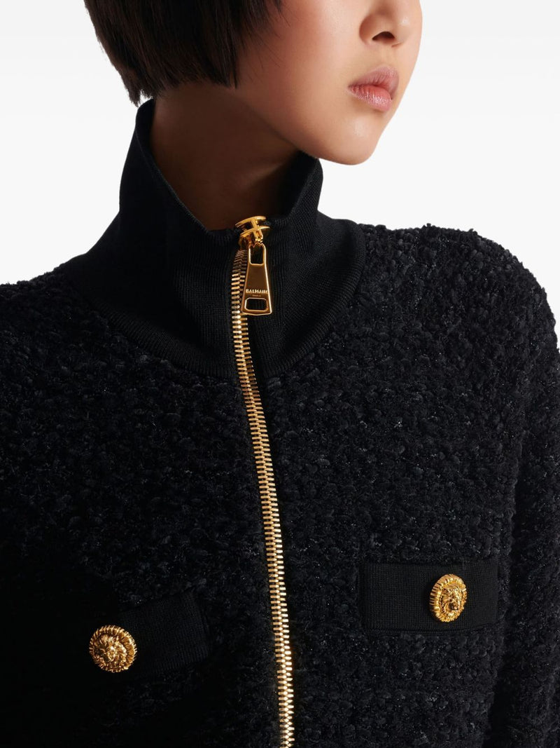 Balmain Balmain Tweed bomber jacket