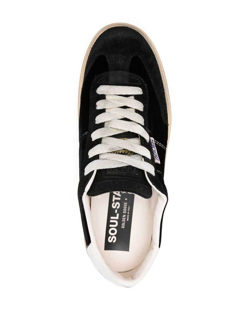 Golden Goose Soul Star in black velvet Sneaker | Urbalenti™ NYC