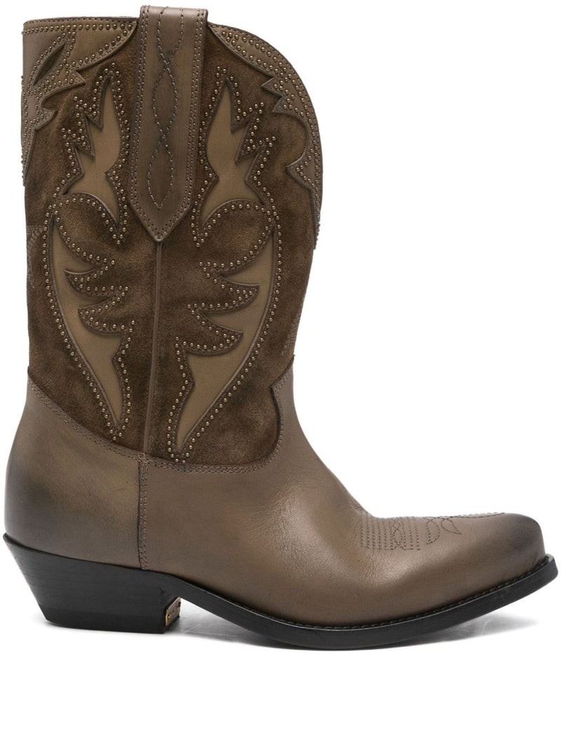 Golden Goose Wish Star boots - Brown Leather | Urbalenti™ NYC