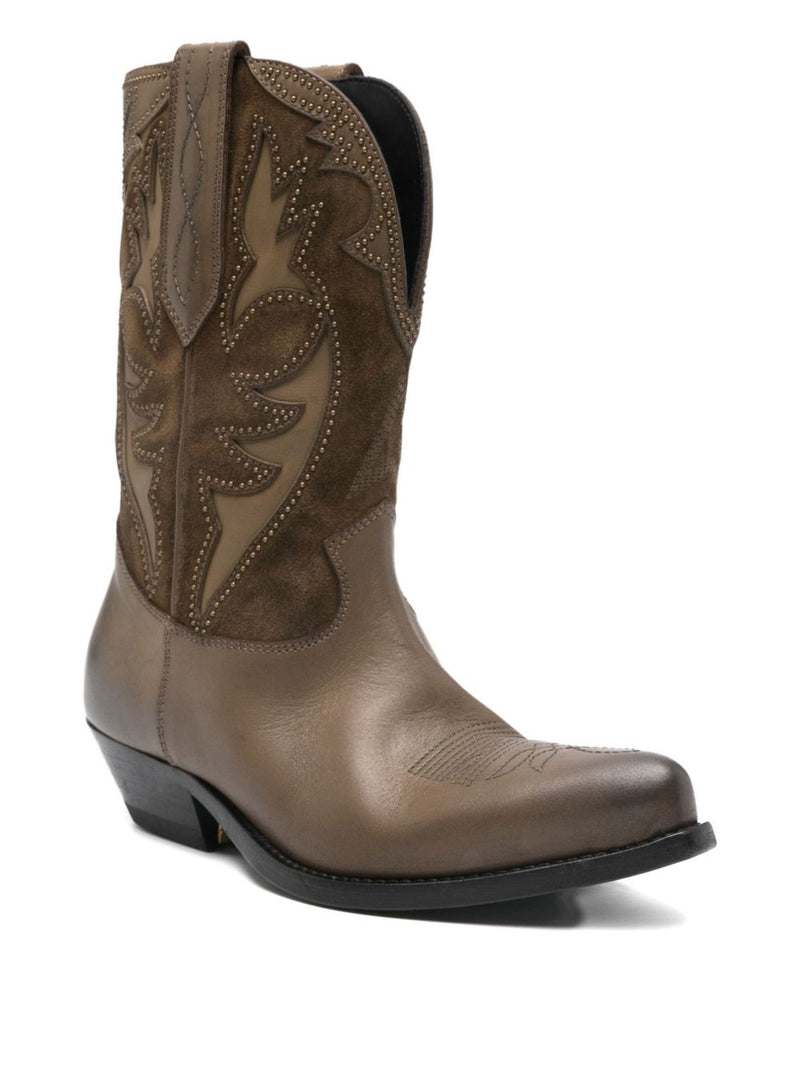 Golden Goose Wish Star boots - Brown Leather | Urbalenti™ NYC