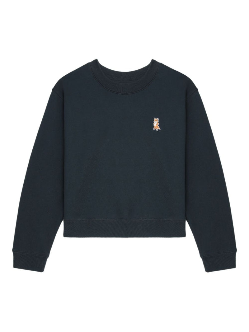 Maison Kitsuné Maison Kitsuné Fox-embroidered sweatshirt