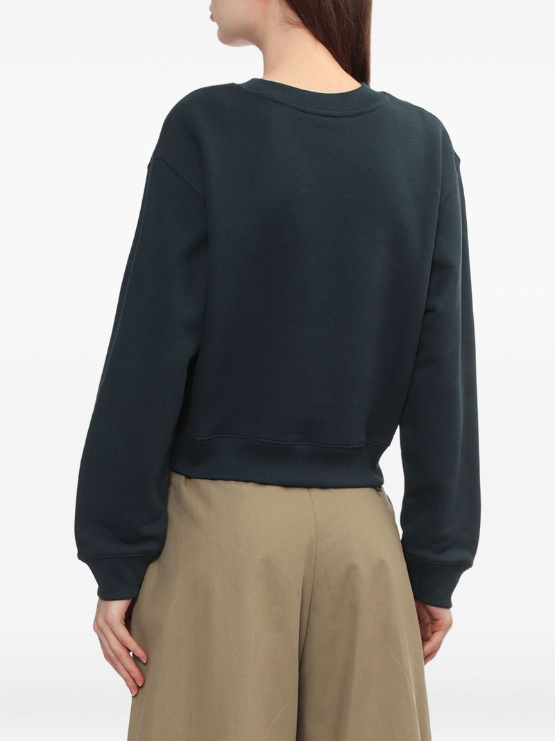 Maison Kitsuné Maison Kitsuné Fox-embroidered sweatshirt