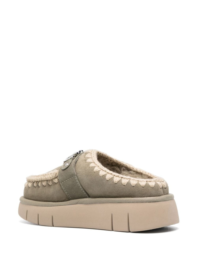 Mou Mou Bounce clog slippers