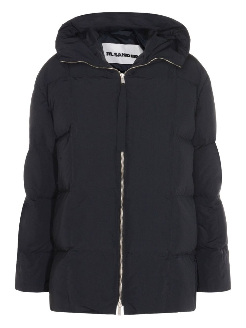 Jil Sander Plus Hooded down jacket | Urbalenti™ NYC