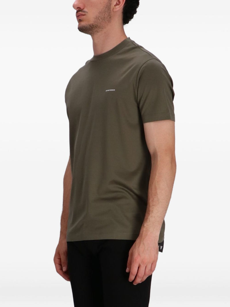 Emporio Armani Logo cotton blend t-shirt | Urbalenti Variant 1 | Urbalen... | Urbalenti™ NYC