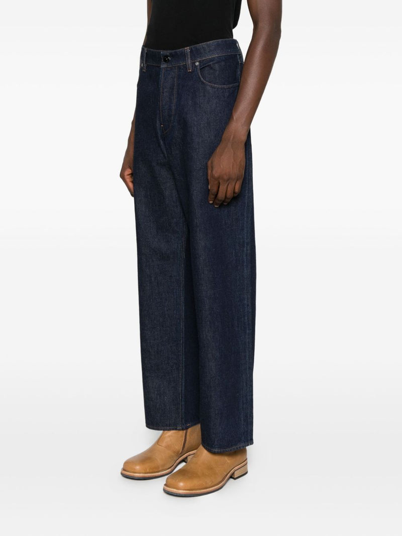 Stone Island straight-leg cotton denim jeans | Urbalenti™ NYC