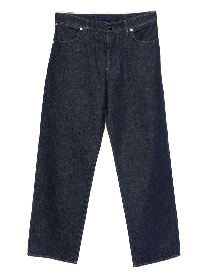 Stone Island straight-leg cotton denim jeans | Urbalenti™ NYC