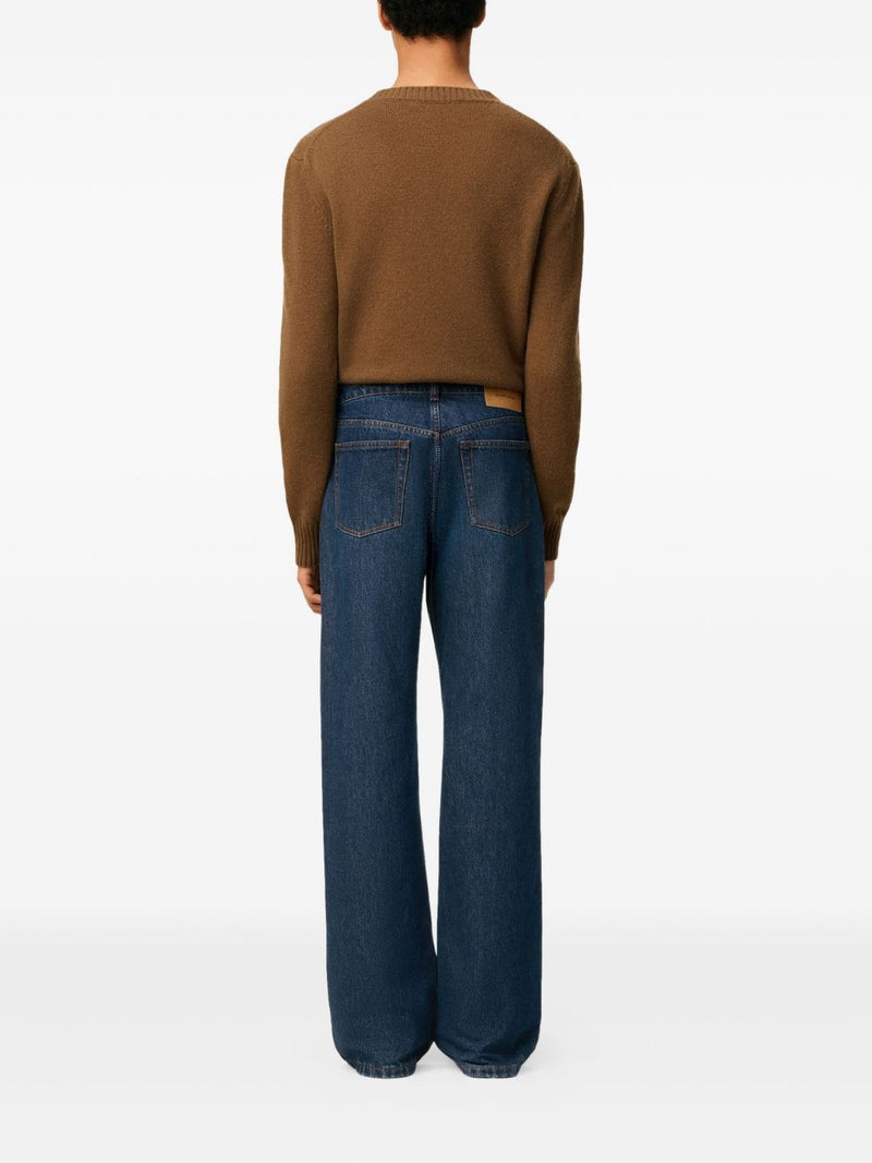 Ami Paris Wide leg denim jeans | Urbalenti™ NYC