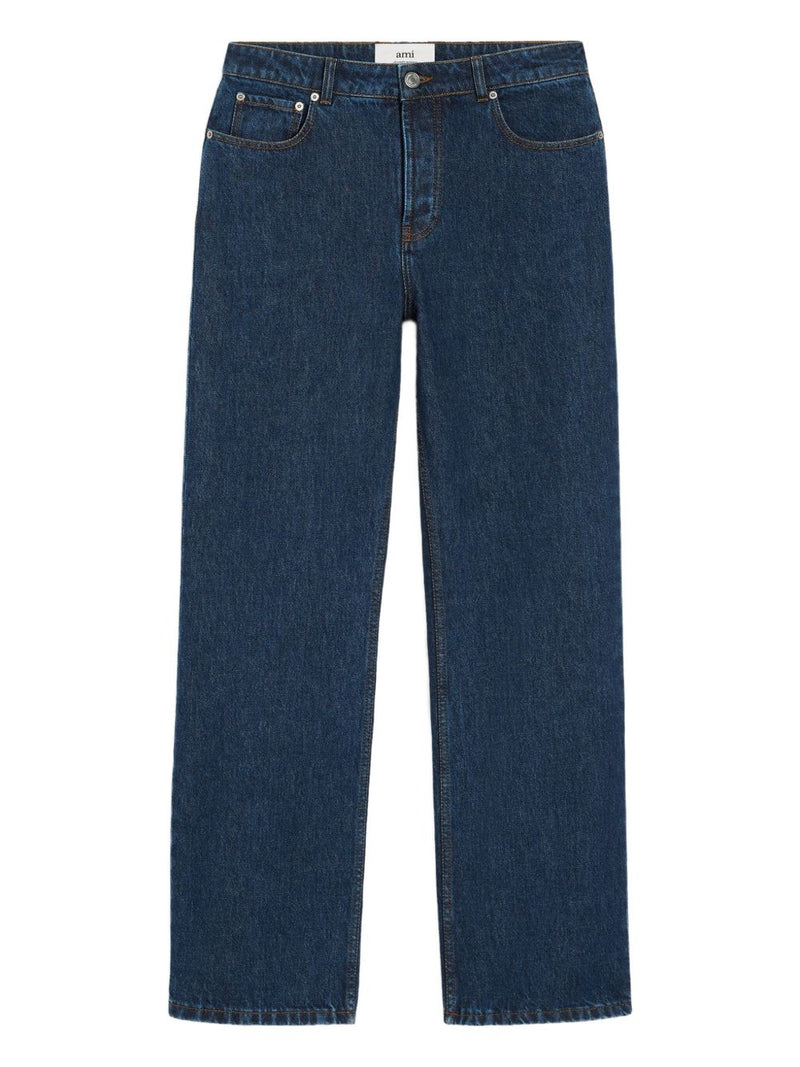 Ami Paris Wide leg denim jeans | Urbalenti™ NYC