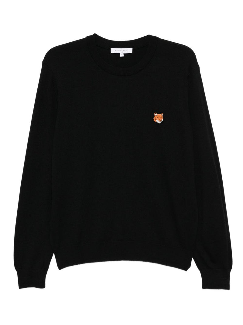 Maison Kitsuné Maison Kitsuné Bold fox head patch sweater