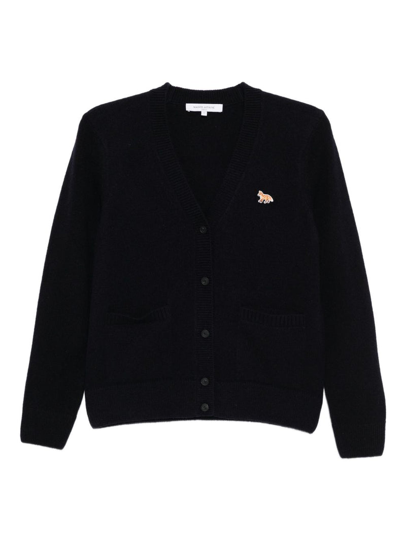 Maison Kitsuné Maison Kitsuné Baby Fox Patch cardigan