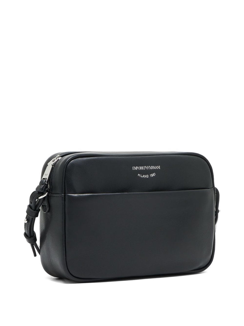 Emporio Armani zip fastening logo print front pocket | Urbalenti™ NYC