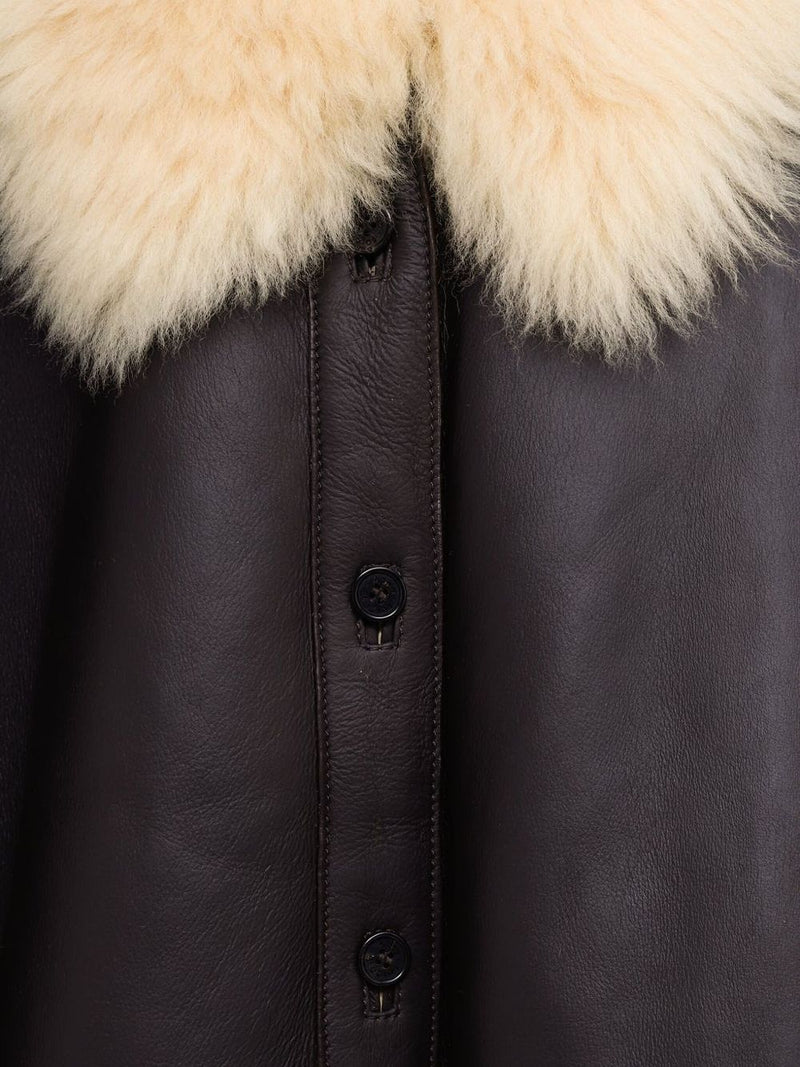 Acne Studios Acne Studios Leather shearling jacket