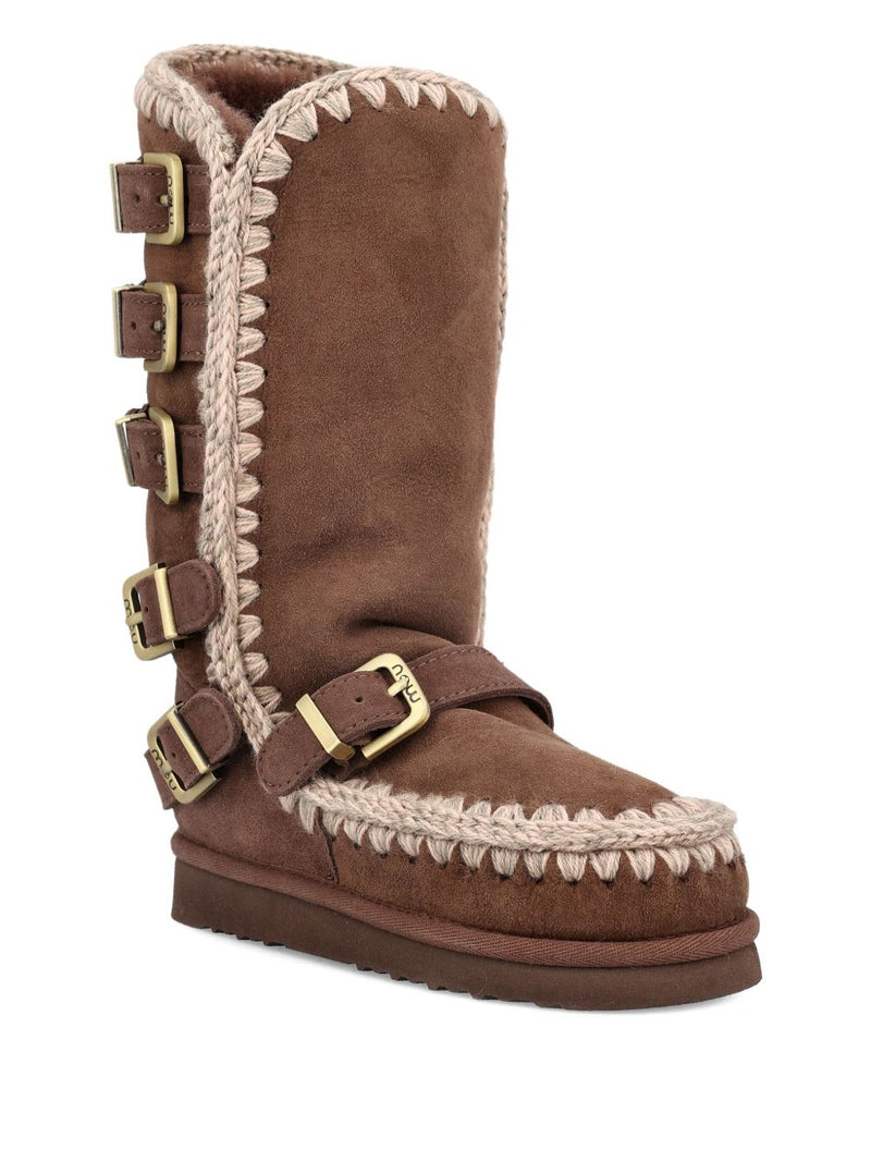 Mou Mou Eskimo 40 Buckle Straps boots