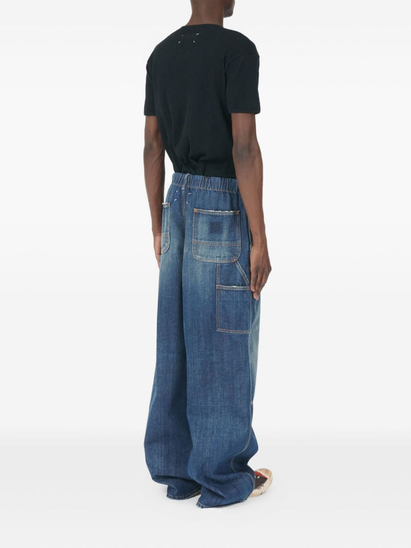 Maison Margiela Wide-leg denim jeans | Urbalenti™ NYC