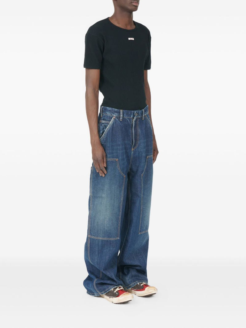 Maison Margiela Wide-leg denim jeans | Urbalenti™ NYC